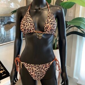 Leopard Print Bikini with Charming Bikinis Charms!